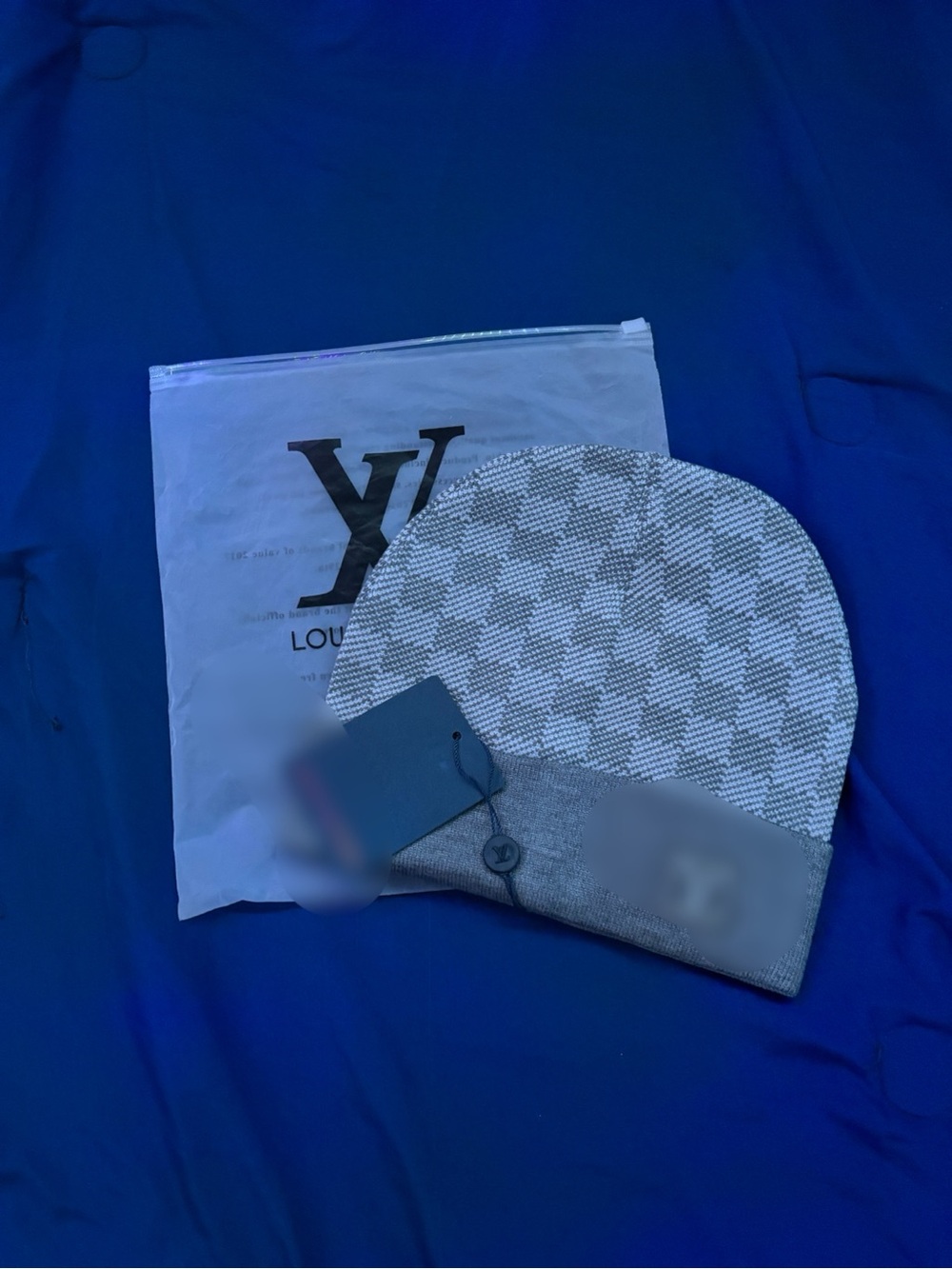 Louis Vuitton Light Gray Beanie